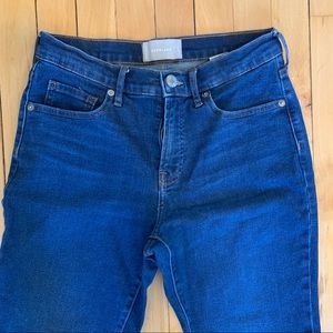 Everlane jeans 29 TALL mid rise skinny blue